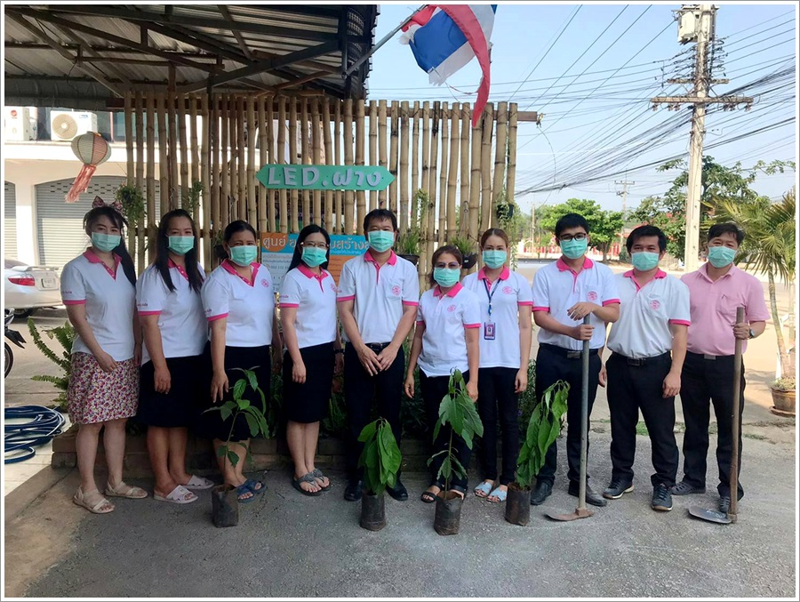 ﻿สำนักงานบังคับคดีจังหวัดเชียงใหม่ สาขาฝาง ร่วมกิจกรรมปลูกต้นไม้ประจำปีของชาติ